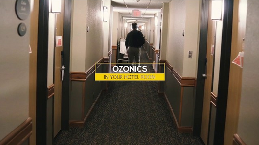 Using Ozonics in a Hotel Room