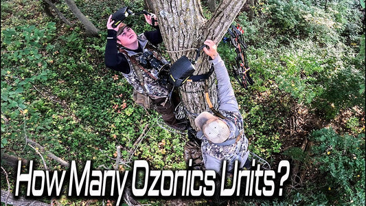 How many Ozonics units do I need when hunting with a partner?