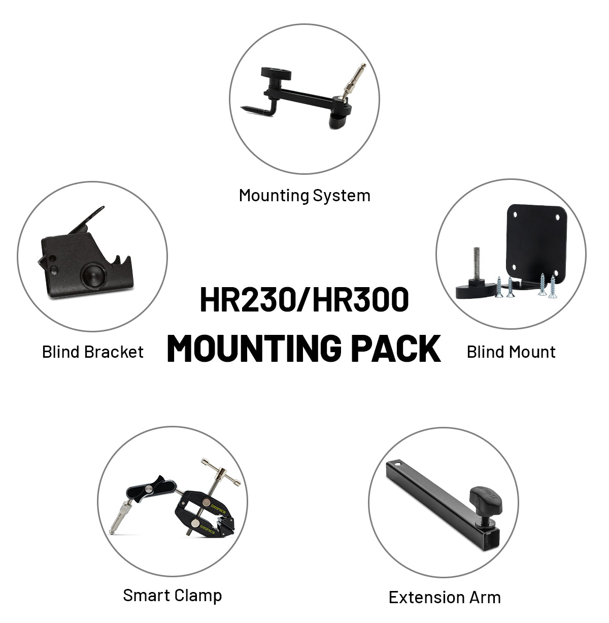 HR230/HR300 Mounting Pack